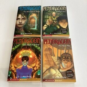 4 Pendragon Books 1-4 Paperback Lot D.J. MacHale